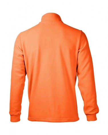 Pull ski confortable homme micro-polaire - coloris orange