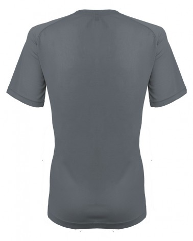 tee-shirt femme zippé gris